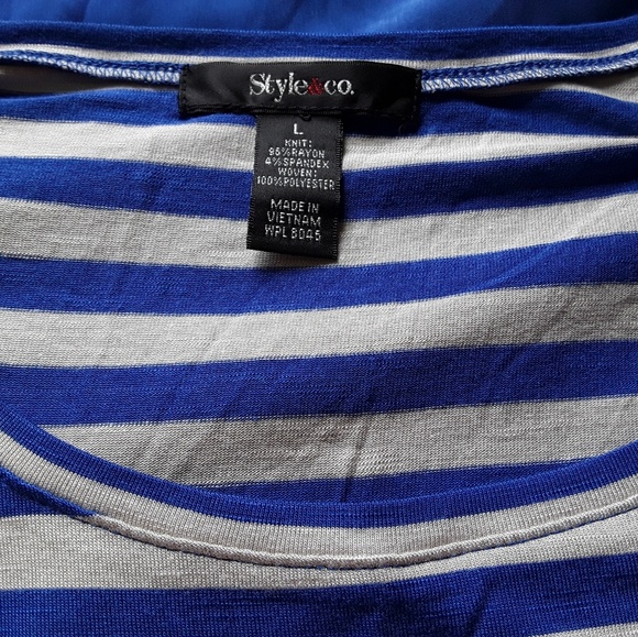 Style & Co.Women blouse top tunic size L - Picture 5 of 5